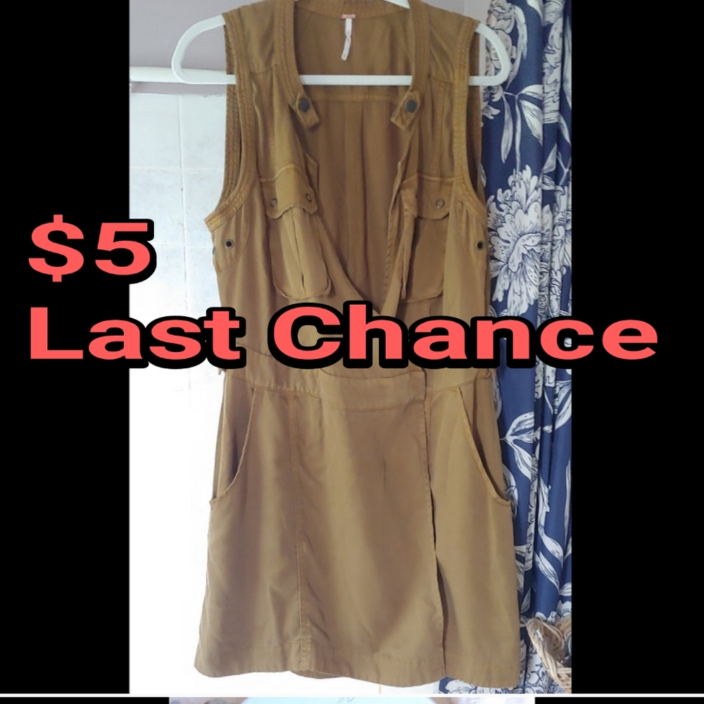 Free People Desert Daylight wrap dress L